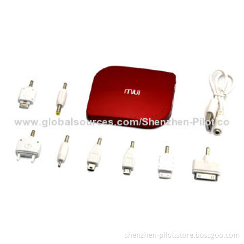3000mAh Portable Power Bank for iPhone/iPod/Samsung/HTC, with CE/FCC/RoHS Marks